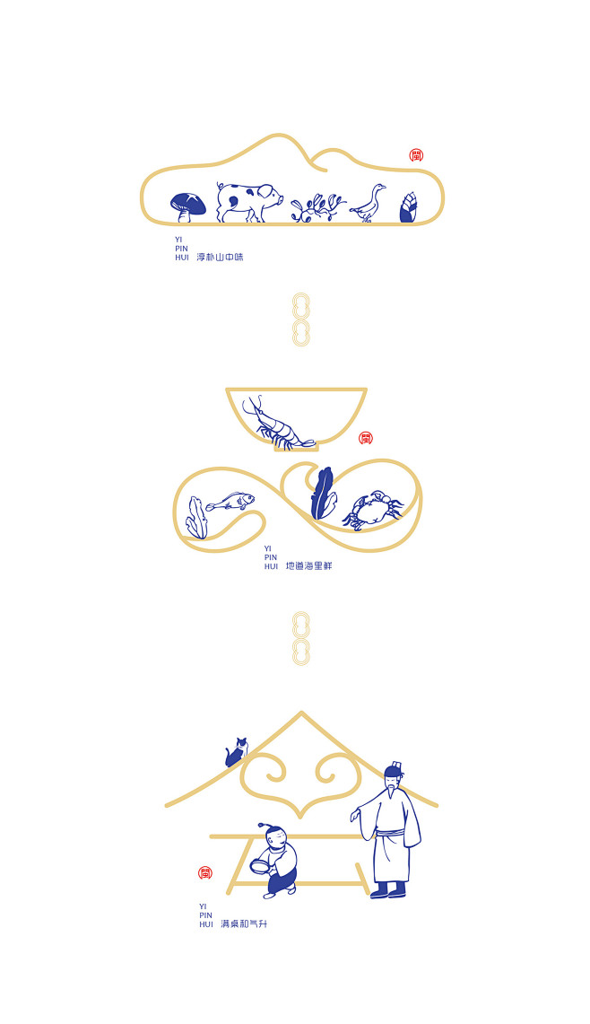 一品会-山海食力派 : 品牌logo以“...