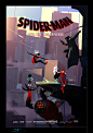 Into the Spider verse Work, Casper Konefal : Just some marketing Posters For different regions I did for the Spider verse. very rough, just the initial idea phase.