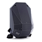 Fancy - Dark Gray Hard Shell Backpack by Solid Gray