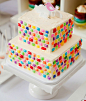 色彩绚丽的蛋糕艺术 工业设计--创意图库