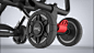 Details we like / Omni Rider / Foldable Buggy / Wheel detail / Red Button / at neuerdings