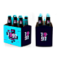 1991 • CRAFT BEER : Branding y packaging para 1991, la primera cerveza artesanal creada en una agencia de publicidad - DOS PUNTOS CREA. Llamada así, por la fundación de la agencia en mil novecientos noventa y uno. -----Branding and packaging for 1991, the