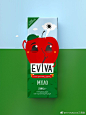 Eviva Lidl 生动多彩的儿童饮品品牌包装设计 ​​​​