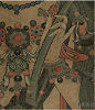 法海寺壁画之文殊菩萨图 - 文化遗存 - 中国敦煌书画网