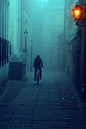 有雾的早晨，英国剑桥