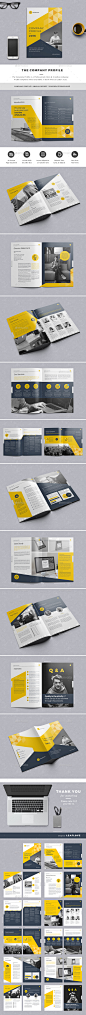 The Company Profile : The Company Profile / Clean & Creative Company Profile Template. This layout is suitable for any project purpose. Very easy to use and customise.................................................Features :- 2 sizes: A4 & US let