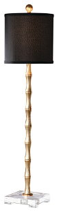 Uttermost Quindici One Light Gold Table Lamp 29585-1 - transitional - Table Lamps - Benjamin Rugs and Furniture