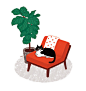 Illustration /Cat x Furniture on Behance