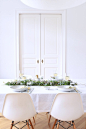 Tabletop: Spring Green + White Luncheon With Friends