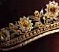 Closeup of Queen of Sheba tiara. Part of the parure designed for Lady Colin Campbell, who wore it only to royal events.