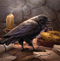 Old Bear's Raven by sandara