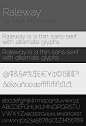 Raleway英文字体素材-字体-视觉中国下吧