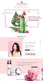 化妆品网站设计模板Design of cosmetics website#2018020101