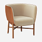 Les Necessaires d'Hermes "cabriolet" chair - front