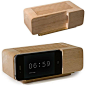 Accessoire bois / chambre #Retro #Alarm #Wood: 