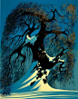 四季之美。Eyvind Earle （1926-2000）