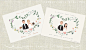Printable Custom Portraits Wedding Invitation by PaperPlants