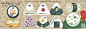 《日本食文化》推出的日式饭团邮票，超级可爱了 ​​​​