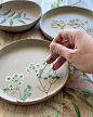 Artist Uses Real Found Flowers to Create Delicate One-of-a-Kind Ceramics