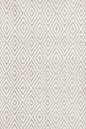 RugStudio presents Dash And Albert Diamond Platinum/White Woven Area Rug: 