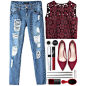A fashion look from September 2015 featuring crochet top, blue jeans and zara shoes. Browse and shop related looks.