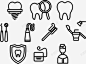牙医诊断图标 UI图标 设计图片 免费下载 页面网页 平面电商 创意素材