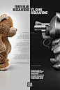 Teddy Gun : In 2015, 36 252 people were killed by guns in the USA. 0 were killed by Teddy Bears. Yet there are more regulations for manufacturing Teddy Bears than guns. So we created the Teddy Gun. The unregulated Teddy Bear: a symbol for the lack of comm