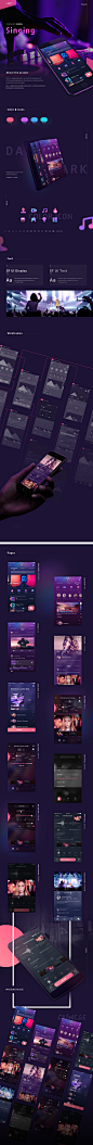 singing app-UI中国-专业用户体验设计平台