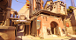 Overwatch - Eichenwalde, Helder Pinto : Eichenwalde map is located somewhere in the Black Forest, Germany. It was the first map we released post-launch.

As usual, the map is divided into 3 areas, an abandoned and war torn town, castle keep and castle int