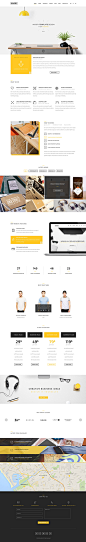 Invory - Multi Purpose Web Template : Invory PSD Template is a modern and clean designed layout for multi-purpose options. With 2 very complete and detailed landing pages options, you can choose your own style. Decide which sections you want to have in yo