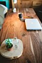 Walnut Desk on Furniture Served