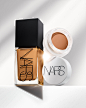 Photo by NARS Cosmetics on July 05, 2023. May be an image of one or more people, makeup, fragrance, cosmetics and text.