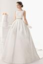 rosa clara bridal 2014 cabriolet sleeveless ball gown bateau neck wedding dress