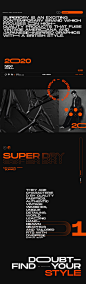 SUPERDRY-Kinetic Design Assets : SUPERDRY-Just inspired by a jacket that I bought last year from China. Love the type and the stitches that stand out from anything other brands as their whole design style. That's out of sorts when it comes to the website 