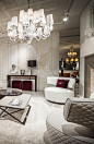 Bentley Home stylish and luxury living room for these who like light colors, Miami showroom, Luxury Living Group: 