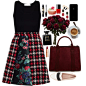 A fashion look from October 2016 featuring blue crop top, plaid miniskirt and loafer flats. Browse and shop related looks.