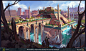 The Golden City Of Menaphos - Pre Production, Jagex Games Studio : This was a huge collaborative effort across the studio producing one of RuneScape's main updates of 2017 - Adding the long-awaited City of Menaphos to the game.<br/>Art Directors - M