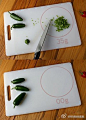 可以称份量的切菜板，只要将准备的菜品放置在圆圈区域，就可以即时显示重量。你是想要呢，还是想要呢？
