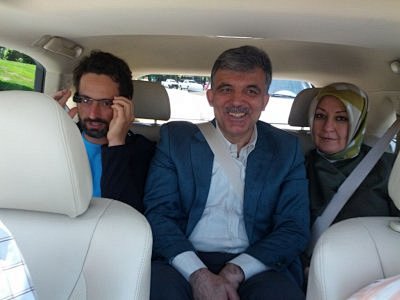 土耳其总统Abdullah Gül和其夫...