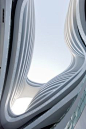Galaxy Soho / Zaha Hadid Architects  #modern #architecture #SeeMorePictures #minimalistdesign #shapes #lines #curves