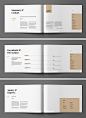 Brand Manual :  Brand Manual and Identity Template – Corporate Design Brochure – with real text!!!Minimal and Professional Brand Manual and Identity Brochure template for creative businesses, created in Adobe InDesign in International DIN A4 and US Letter