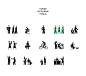 Human pictogram series | 2015 : Human pictogram series-The process of creating art is related to the recognition of beauty.Artists constantly repeat work until they perceive aesthetical satisfaction.