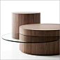 Verdesign Stilo, side & inside occasional table: 