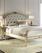 John-Richard Collection Beatrice Tufted Queen Bed