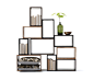 Box free standing by Mater | Shelving