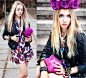 Choies Dress, Oasis Leather Jacket, Vintage  Bag, Aldo Bracelets, Self Made Flower Crown, Romwe Necklaces