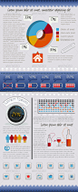 Set of Vector Elements Infographics and Icons - Infographics 