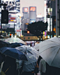 雨天的日本街头｜摄影师Takashi Yasui ​​​​ 