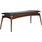 Baker Furniture : Copenhagen Bench - 2017 49x 16.5x 18h: 