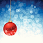 明亮,装饰物,闪亮的,法定假日,圣诞节_165925622_Red Christmas Balls on a defocused flare Background_创意图片_Getty Images China